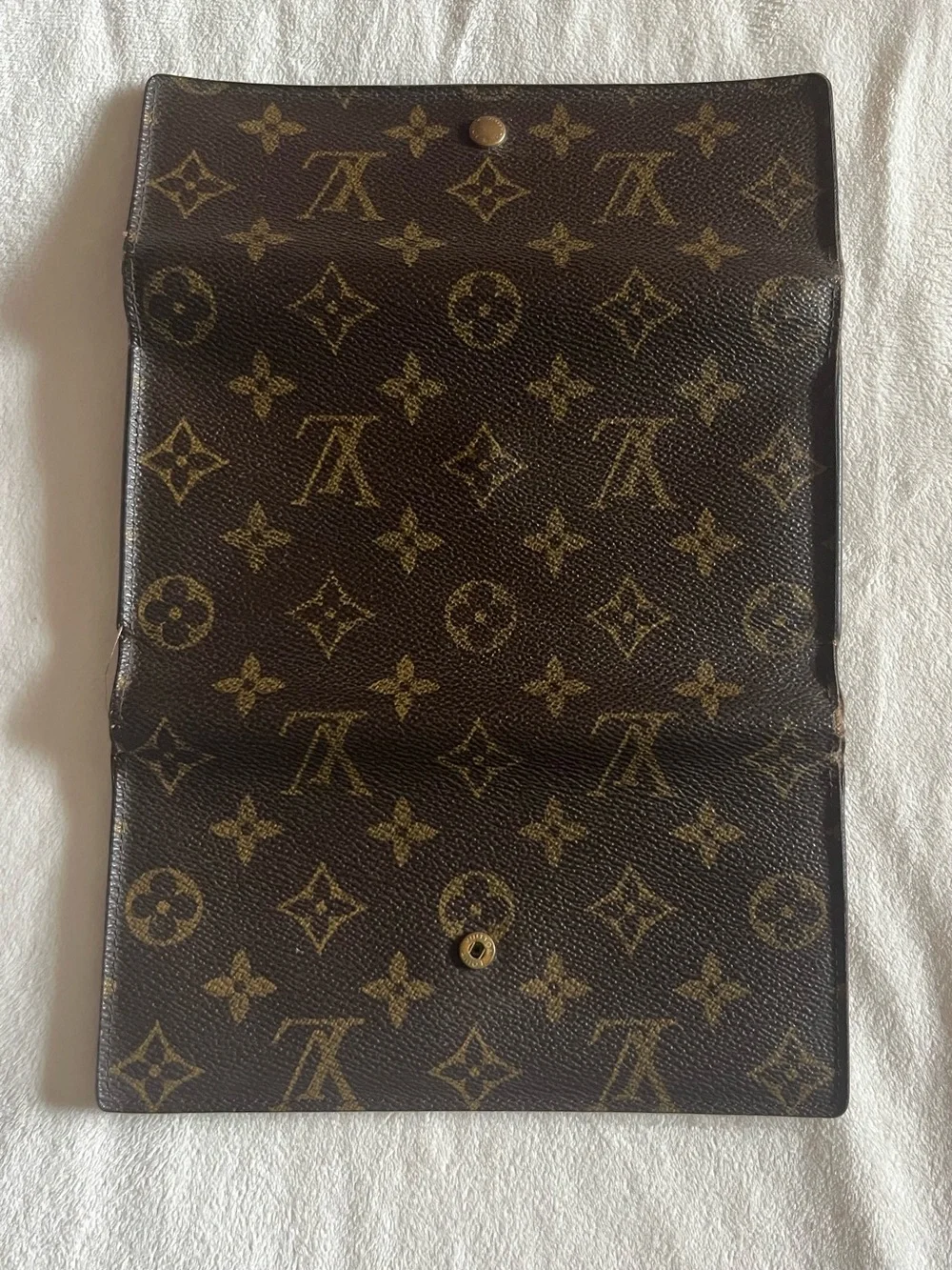 Louis Vuitton Monogram Continental Wallet - Dark Brown & Gold